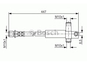 BOSCH 1 987 476 614 stabdžių žarnelė 
 Stabdžių sistema -> Stabdžių žarnelės
1655853, 6149181, 6577425, 86VB 2282 BB