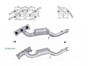 MAGNAFLOW 60619 katalizatoriaus keitiklis 
 Išmetimo sistema -> Katalizatoriaus keitiklis
18407552795, 18407560905, 18407563727