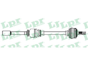 LPR DS52286 kardaninis velenas 
 Ratų pavara -> Kardaninis velenas
32732F, 32732X