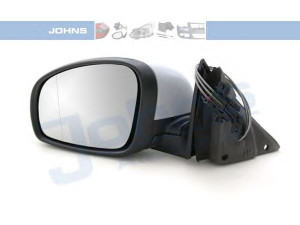 JOHNS 71 02 37-15 išorinis veidrodėlis 
 Kėbulas -> Langai/veidrodėliai -> Veidrodėlis
5J0 857 507A, 5J0 857 521H, 5J1 857 507D