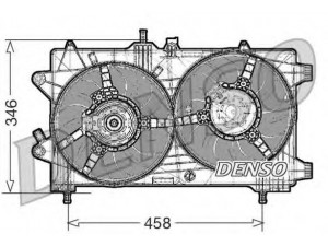 DENSO DER09044 ventiliatorius, radiatoriaus 
 Aušinimo sistema -> Oro aušinimas
51740317, 51753623, 51740317, 51753623
