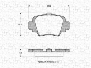 MAGNETI MARELLI 363702160540 stabdžių trinkelių rinkinys, diskinis stabdys 
 Techninės priežiūros dalys -> Papildomas remontas
44060 99B85, 44060-99B25, 4406099B25