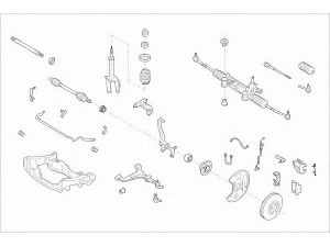 LEMFÖRDER MERCE-E-KLA-FL003 vairavimo mechanizmas; rato pakaba 
 Ašies montavimas/vairavimo mechanizmas/ratai -> Prekių paieška pagal schemą