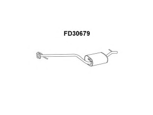VENEPORTE FD30679 vidurinis duslintuvas 
 Išmetimo sistema -> Duslintuvas
1067790, 1121573, 1341341, 1459445