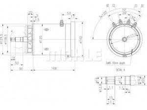 MAHLE ORIGINAL MM 120 elektrovariklis