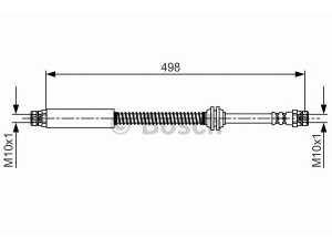 BOSCH 1 987 481 711 stabdžių žarnelė 
 Stabdžių sistema -> Stabdžių žarnelės
2K0 611 775 N, 2K0 611 775 Q, 2K5 611 775 D