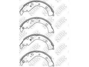 NiBK FN2358 stabdžių trinkelių komplektas 
 Techninės priežiūros dalys -> Papildomas remontas