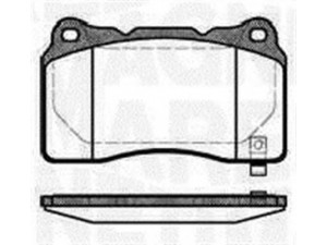 MAGNETI MARELLI 363916060502 stabdžių trinkelių rinkinys, diskinis stabdys