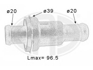 ERA 350391 termostatas, aušinimo skystis 
 Aušinimo sistema -> Termostatas/tarpiklis -> Thermostat
4E0 121 113