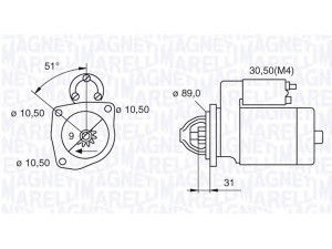 MAGNETI MARELLI 063522300060 starteris 
 Elektros įranga -> Starterio sistema -> Starteris
12417754662, 1163669, 1164994, 1170051