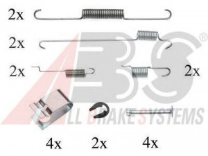 A.B.S. 0815Q priedų komplektas, stabdžių trinkelės 
 Stabdžių sistema -> Būgninis stabdys -> Dalys/priedai
4740815000, 2280815000