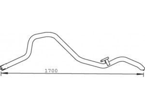 DINEX 54613 išleidimo kolektorius 
 Išmetimo sistema -> Išmetimo vamzdžiai
901.490.2721