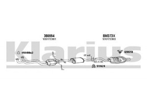 KLARIUS 060337U išmetimo sistema