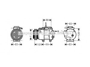 PRASCO HYK240 kompresorius, oro kondicionierius 
 Oro kondicionavimas -> Kompresorius/dalys
977012B200, 977012B201, 977012B251