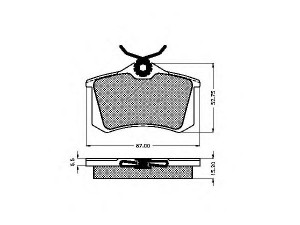 SPIDAN 31298 stabdžių trinkelių rinkinys, diskinis stabdys
1A0 698 451 E, 1H0 615 415, 8E0 698 451 D