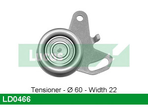 LUCAS ENGINE DRIVE LD0466 įtempiklio skriemulys, paskirstymo diržas