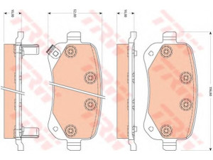 TRW GDB4176 stabdžių trinkelių rinkinys, diskinis stabdys 
 Techninės priežiūros dalys -> Papildomas remontas
68029887AA, 68029887AB, 68044761AA
