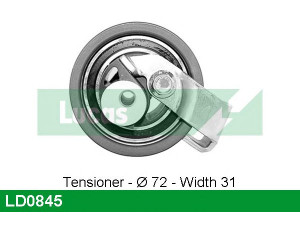 LUCAS ENGINE DRIVE LD0845 įtempiklio skriemulys, paskirstymo diržas