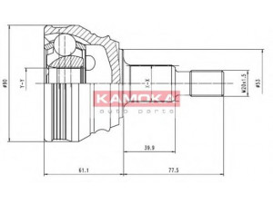 KAMOKA 6680 jungčių komplektas, kardaninis velenas 
 Ratų pavara -> Sujungimai/komplektas
SK1J0498099A, 1H0 407 311, 1H0 498 099 A