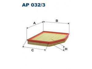 FILTRON AP032/3 oro filtras 
 Techninės priežiūros dalys -> Techninės priežiūros intervalai
13 71 7 521 037, 13 71 7 521 037-01