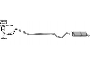 ERNST 090339 išmetimo sistema 
 Išmetimo sistema -> Išmetimo sistema, visa