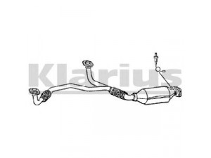 KLARIUS 321458 katalizatoriaus keitiklis 
 Išmetimo sistema -> Katalizatoriaus keitiklis
858174, 24427891, R1620054, 24427891