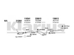 KLARIUS 940764E išmetimo sistema 
 Išmetimo sistema -> Išmetimo sistema, visa