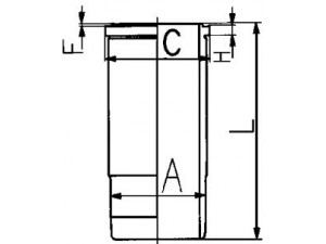 KOLBENSCHMIDT 89182110 cilindro įvorė 
 Variklis -> Cilindrai/stūmokliai
407 04 00 29, 407 04 29, 408 00 04 0032