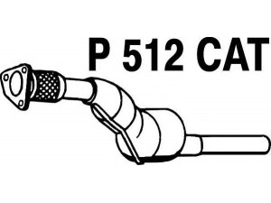 FENNO P512CAT katalizatoriaus keitiklis 
 Išmetimo sistema -> Katalizatoriaus keitiklis
BM91445H, 8200276169, 8200389443