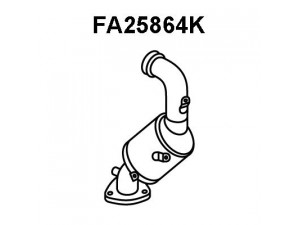 VENEPORTE FA25864K katalizatoriaus keitiklis 
 Išmetimo sistema -> Katalizatoriaus keitiklis
55187600, 55559629, 55561283, 55564445