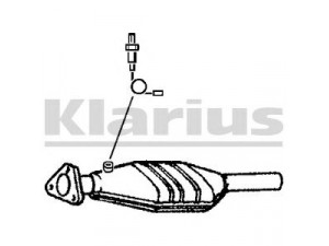 KLARIUS 370595 katalizatoriaus keitiklis 
 Išmetimo sistema -> Katalizatoriaus keitiklis
8602947