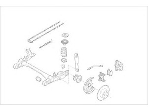 DELPHI OPEL-15331-R rato pakaba 
 Ašies montavimas/vairavimo mechanizmas/ratai -> Prekių paieška pagal schemą