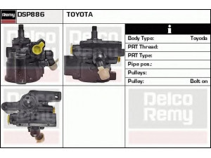 DELCO REMY DSP886 hidraulinis siurblys, vairo sistema 
 Vairavimas -> Vairo pavara/siurblys