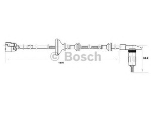 BOSCH 0 265 001 380 jutiklis, rato greitis 
 Elektros įranga -> Jutikliai