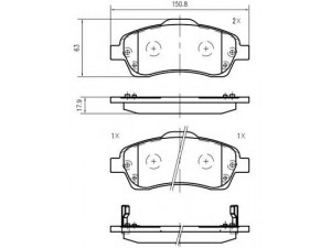 VEMA K420900 stabdžių trinkelių rinkinys, diskinis stabdys 
 Techninės priežiūros dalys -> Papildomas remontas
0446505130, 0446505170, 0446505210