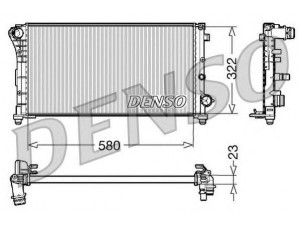 DENSO DRM09085 radiatorius, variklio aušinimas 
 Aušinimo sistema -> Radiatorius/alyvos aušintuvas -> Radiatorius/dalys
46798743