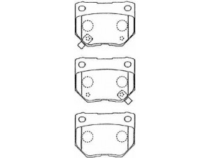 AISIN B2N053 stabdžių trinkelių rinkinys, diskinis stabdys
44060-04U85, 44060-43P85, 44060-AA525