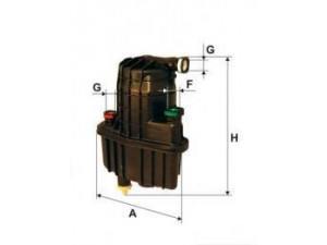 UNIFLUX FILTERS XN323S kuro filtras 
 Techninės priežiūros dalys -> Papildomas remontas
7701061578, 7701062072, 7701479151