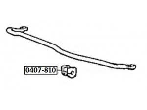 ASVA 0407-810 įvorė, stabilizatorius
