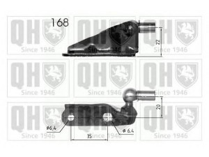 QUINTON HAZELL QTS840285 dujinė spyruoklė, bagažinė 
 Priedai -> Bagažinė/pakrovimo skyrius
68950 44010