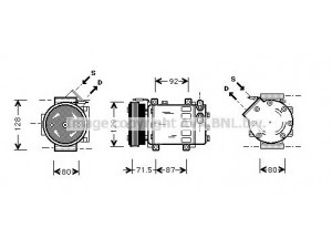 AVA QUALITY COOLING RTAK281 kompresorius, oro kondicionierius 
 Oro kondicionavimas -> Kompresorius/dalys
2763000QAE, 2763000QAL, 7700273801