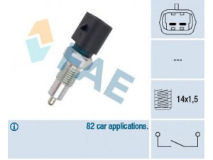 FAE 40480 jungiklis, atbulinės eigos žibintas 
 Elektros įranga -> Šviesų jungikliai/relės/valdymas -> Šviesų jungiklis/svirtis
5997492, 7580599