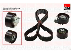 FAI AutoParts TBK252 paskirstymo diržo komplektas 
 Techninės priežiūros dalys -> Papildomas remontas
0831-L3, 0831L3, 0831P8, 0831R9