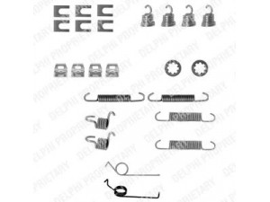 DELPHI LY1007 priedų komplektas, stabdžių trinkelės 
 Stabdžių sistema -> Būgninis stabdys -> Dalys/priedai