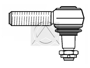 SIDEM 62331 skersinės vairo trauklės galas
0 607 053, 0 696 225, 1 228 115
