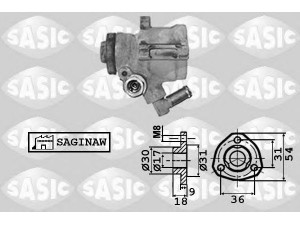 SASIC 7076008 hidraulinis siurblys, vairo sistema 
 Vairavimas -> Vairo pavara/siurblys
357422155G, 357422155G