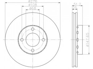 HELLA PAGID 8DD 355 103-761 stabdžių diskas 
 Stabdžių sistema -> Diskinis stabdys -> Stabdžių diskas
893615301, 893615301, 893615301