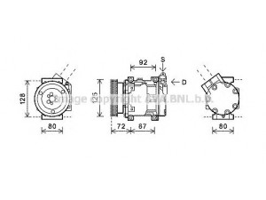 AVA QUALITY COOLING RTK468 kompresorius, oro kondicionierius 
 Oro kondicionavimas -> Kompresorius/dalys
8200526884, 8200600135, 8200526884