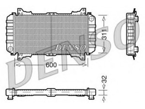 DENSO DRM10016 radiatorius, variklio aušinimas 
 Aušinimo sistema -> Radiatorius/alyvos aušintuvas -> Radiatorius/dalys
81AB8005JC