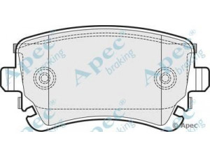 APEC braking PAD1529 stabdžių trinkelių rinkinys, diskinis stabdys 
 Techninės priežiūros dalys -> Papildomas remontas
3W0698451B